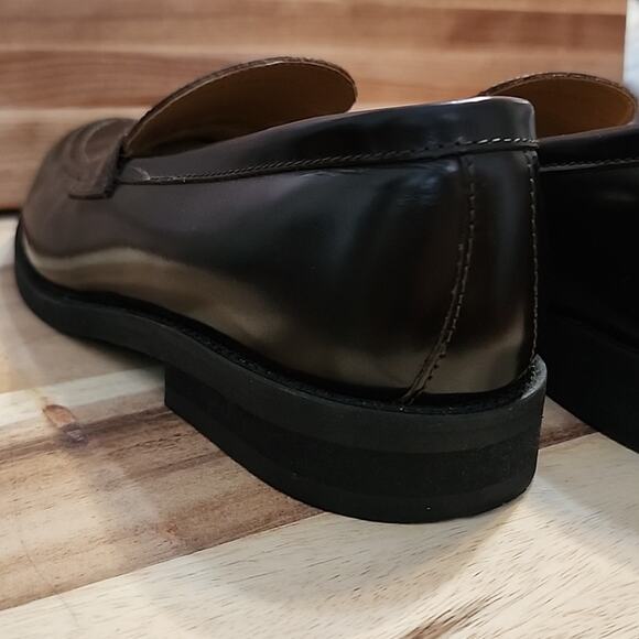 UNITED ARROWS LABEL RELAXING BROWN PENNY LOAFERS MENS SIZE 8.5 BANGLADESH main image 14